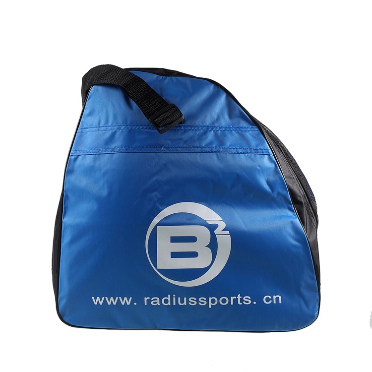 Single Shoulder Roller Skates Bag Triangle Skates Bag, Size: 380 x 380mm - Blue-2