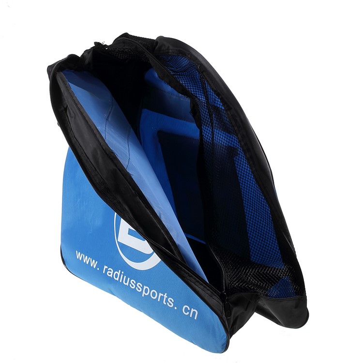 Single Shoulder Roller Skates Bag Triangle Skates Bag, Size: 380 x 380mm - Blue-4