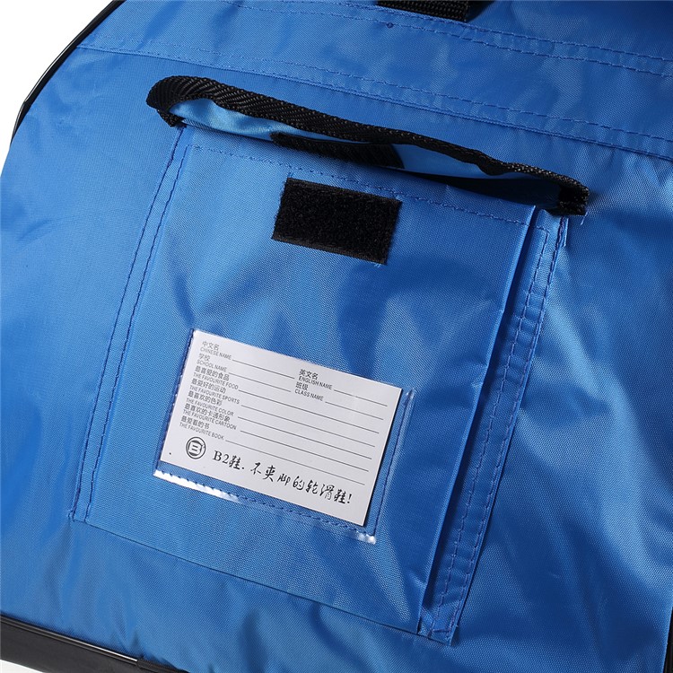 Single Shoulder Roller Skates Bag Triangle Skates Bag, Size: 380 x 380mm - Blue-6