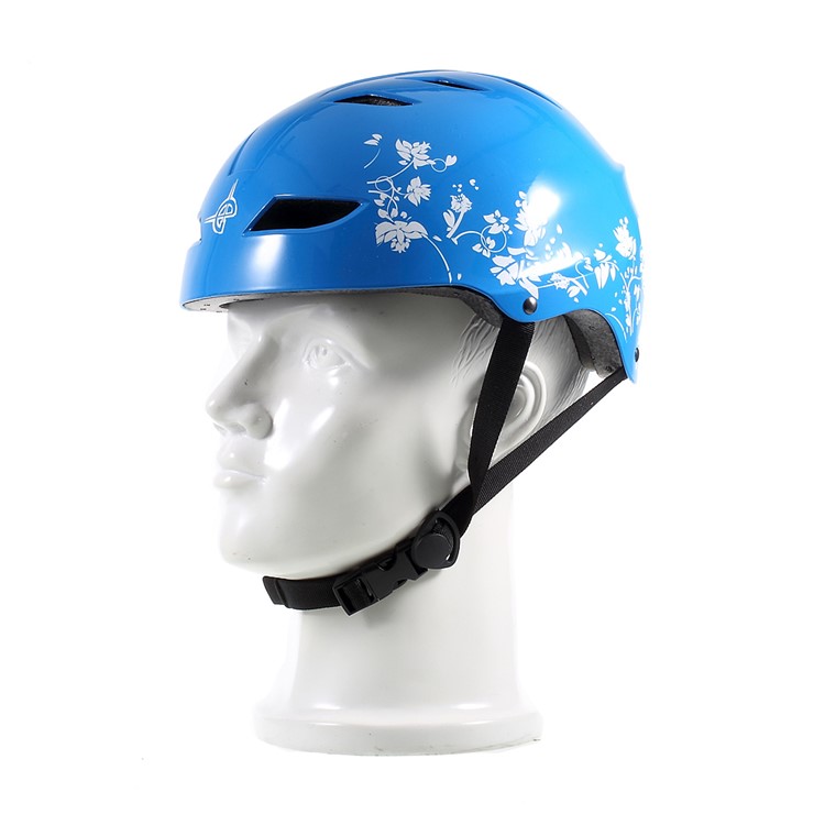 Skateboard Helmet Impact Resistance Safe Helmet with Ventilation for Cycling Skateboarding Roller Skating - Blue-2