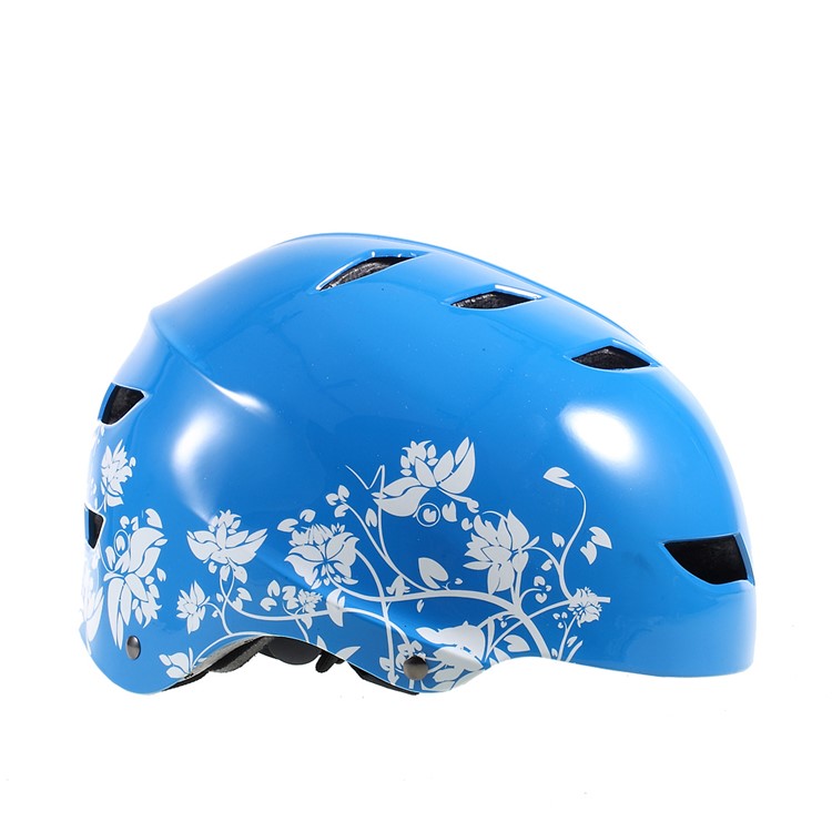 Skateboard Helmet Impact Resistance Safe Helmet with Ventilation for Cycling Skateboarding Roller Skating - Blue-6