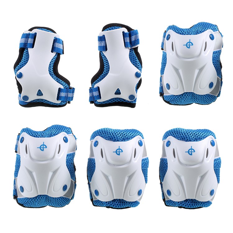 6Pcs/Set Children's Skateboard Roller Skating Knee Elbow Wrist Protector Guard Pads Kit for Age 3-7 Years Old-1