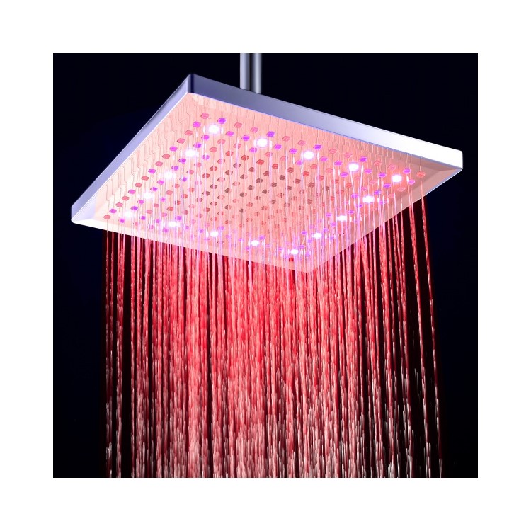 Buy Latest New Arrival LD8030C7 12 inch Square Shape 12LED Shower