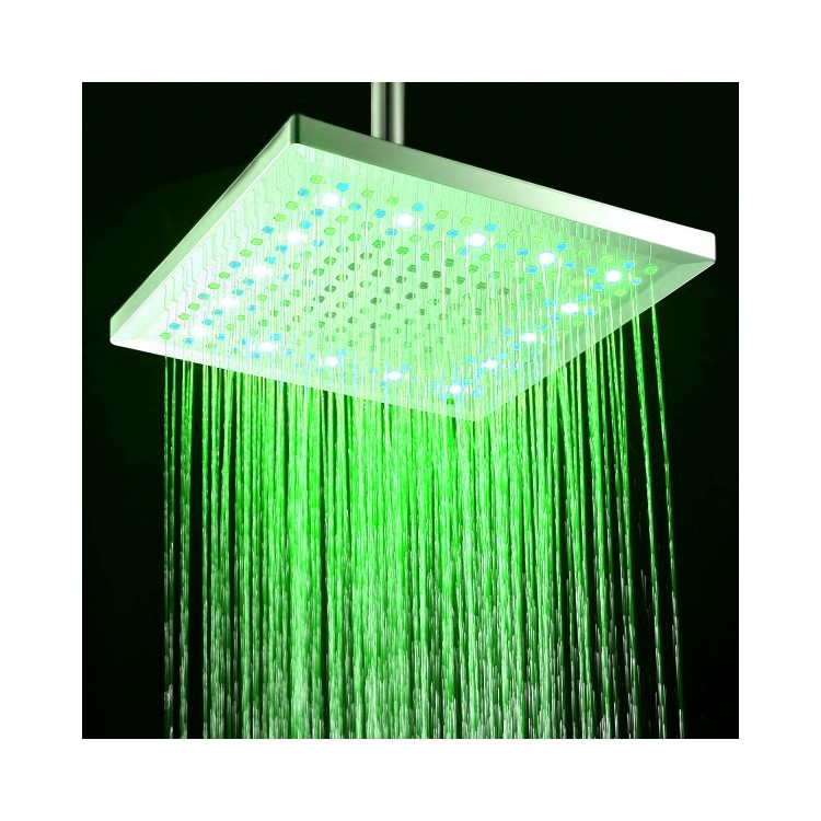 Buy Latest New Arrival LD8030C7 12 inch Square Shape 12LED Shower