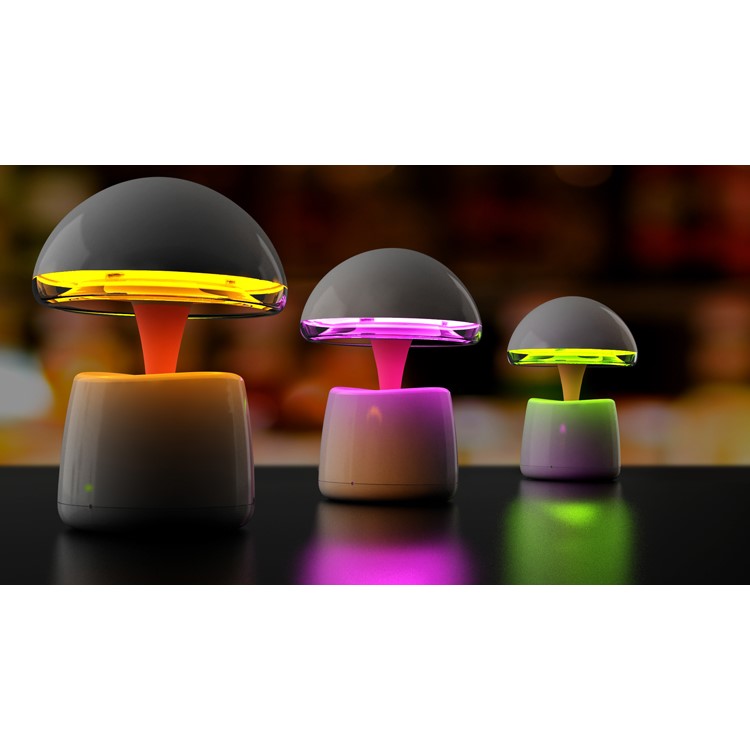 Mushroom Shape Multifunction Led Night Lamp Bluetooth Speaker Mushroom Shape Multifunction Led Night Lamp Bluetooth Speaker Alarm Clock With Remote Control