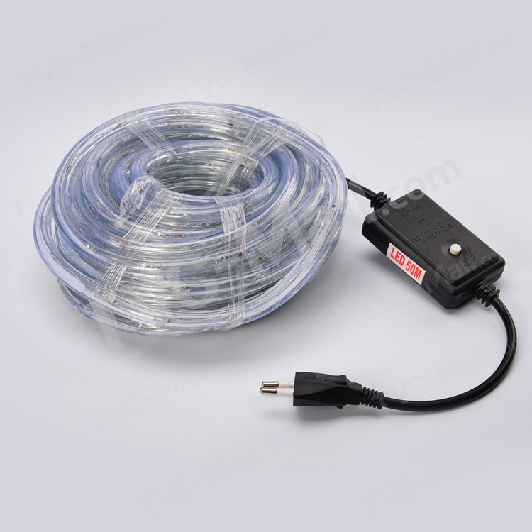 10m 240-BBBBB0 Super Bright Heavy Duty IP65 Rope Lights - Blanc chaud / UK bouchon-TVC-Mall.com