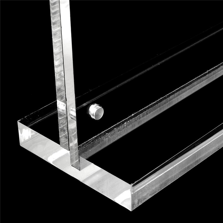 A4 Desk Top Acrylic Display Stand Kit for Advertising Menu Banner, Size: 21x30x0.5cm-4