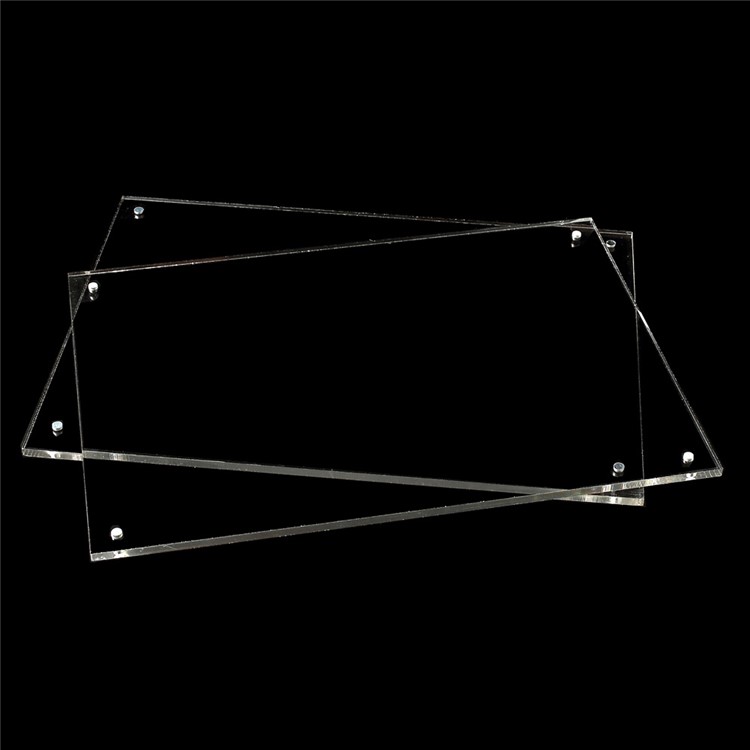 A4 Desk Top Acrylic Display Stand Kit for Advertising Menu Banner, Size: 21x30x0.5cm-6