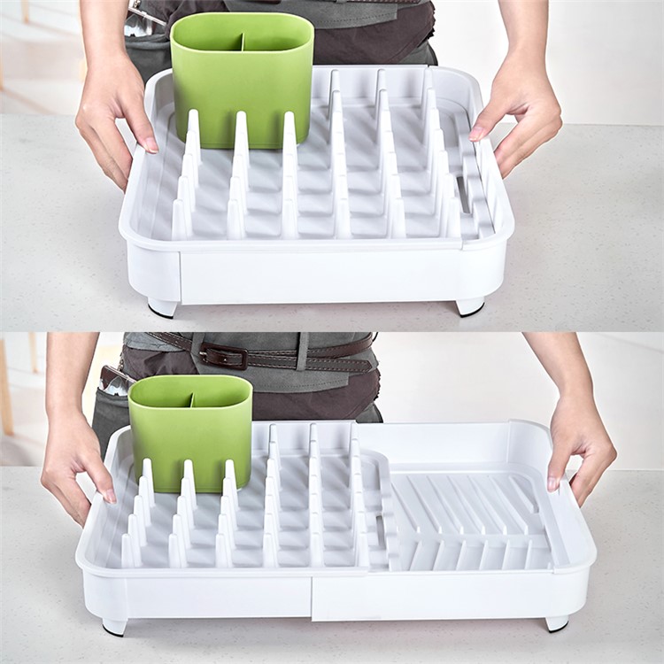 Good Grips Extendable Drainage Dish Rack Drain-4