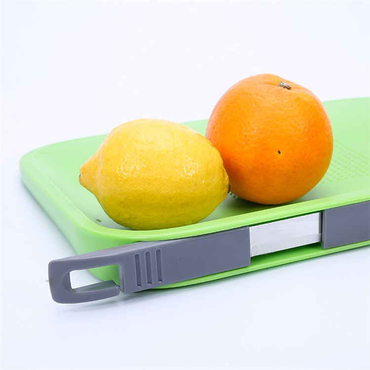 Multi-functional Chopping Block Cutting Board Mats Set with One Knife and Three Forks-13