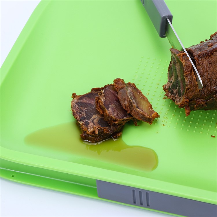 Multi-functional Chopping Block Cutting Board Mats Set with One Knife and Three Forks-3