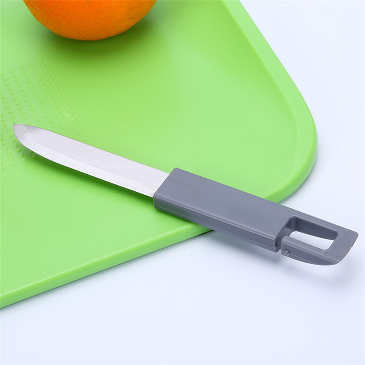 Multi-functional Chopping Block Cutting Board Mats Set with One Knife and Three Forks-6
