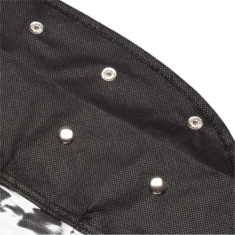 80G Double-faced Non-woven Jewellery Storage Hanging Bag for Necklaces, Rings, Drop Earrings, Bracelet etc. - Black-5