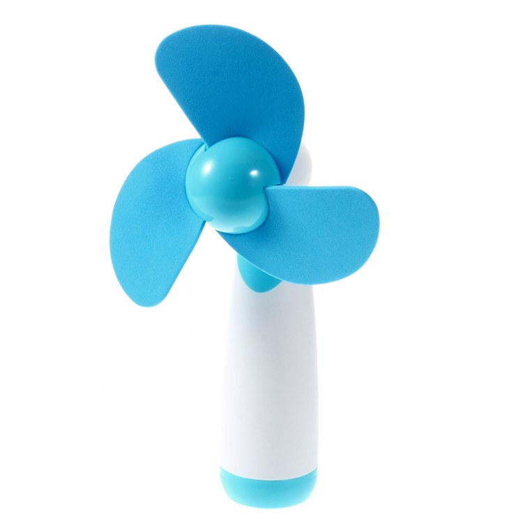 YGH365B Cool Mini Portable Battery Operated Desk Cooling Fan - Blue-2