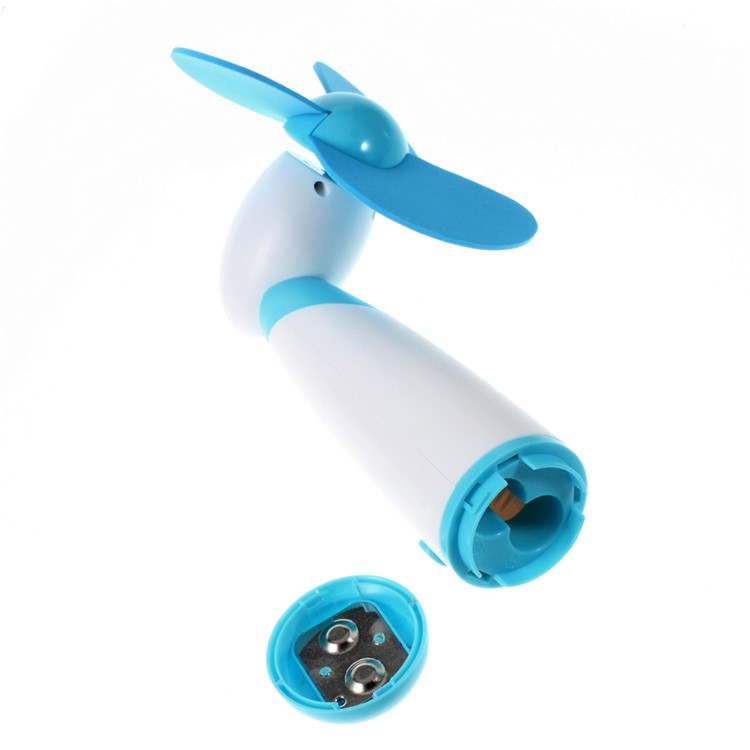 YGH365B Cool Mini Portable Battery Operated Desk Cooling Fan - Blue-4