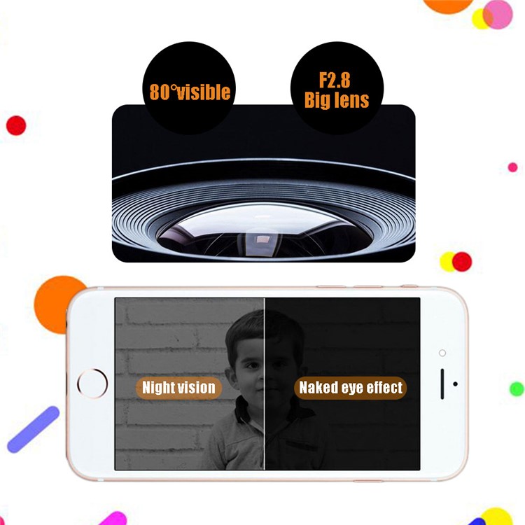 Smart Doorbell Wireless WiFi Ring Camera Smartphone Control Door Bell - US Plug-16