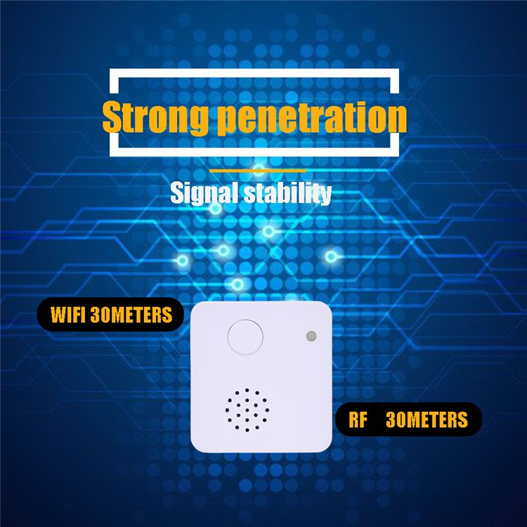 Smart Doorbell Wireless WiFi Ring Camera Smartphone Control Door Bell - US Plug-17