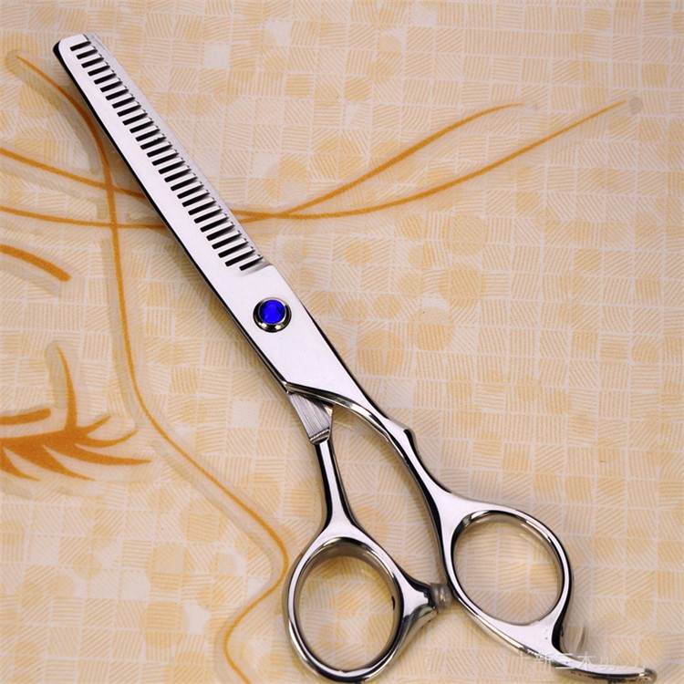 4 Pcs/Set Stainless Steel Professional Hair Cutting Scissors Kit for Salon/Home Use - Blue-1