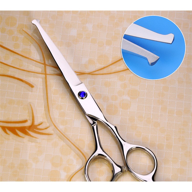 4 Pcs/Set Stainless Steel Professional Hair Cutting Scissors Kit for Salon/Home Use - Blue-4