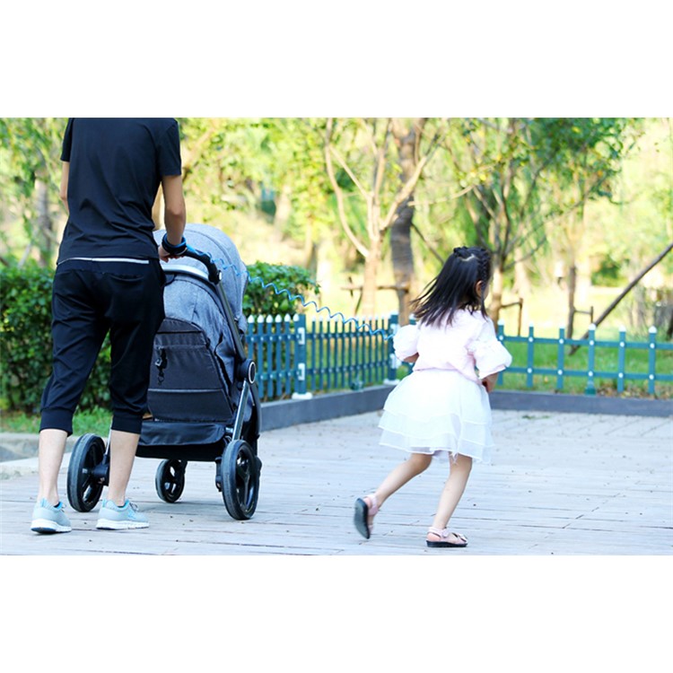 Adjustable Kids Safety Harness Children Velcro Wrist Leash Anti-lost Wrist Link 1.5 Meters - Blue-4
