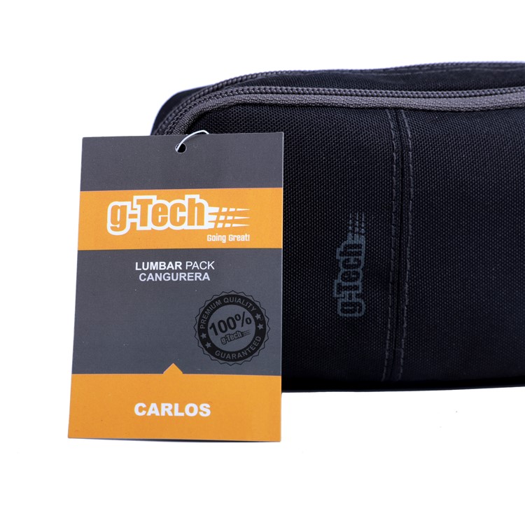 Fashion Double Zipper Water-proof Polyester Student Pencil Pouch Bag - Black-13