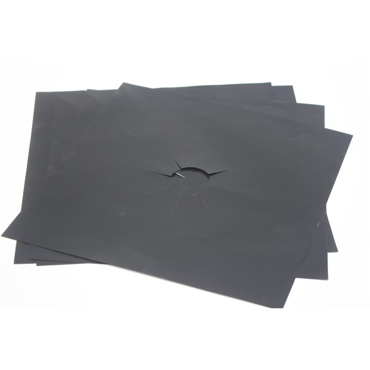 4PCS/Set Reusable Non-Stick Stove Burner Covers Gas Stove Protectors, Size: 27x27cm-10