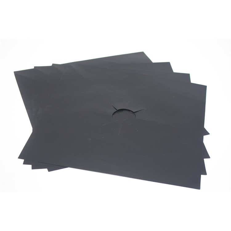 4PCS/Set Reusable Non-Stick Stove Burner Covers Gas Stove Protectors, Size: 27x27cm-6