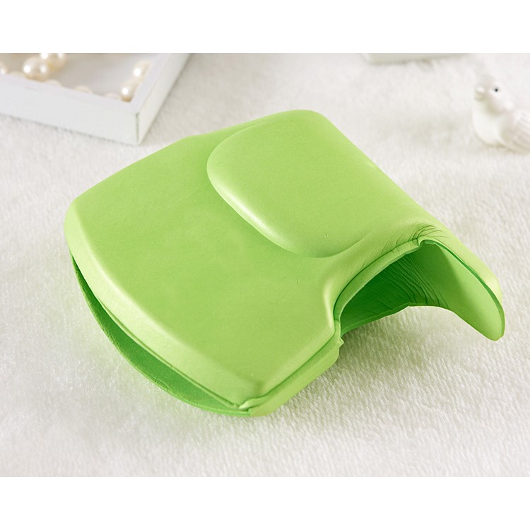 Elephant Shape Baby Bath Spout Cover Silicone Faucet Guard - Green-4