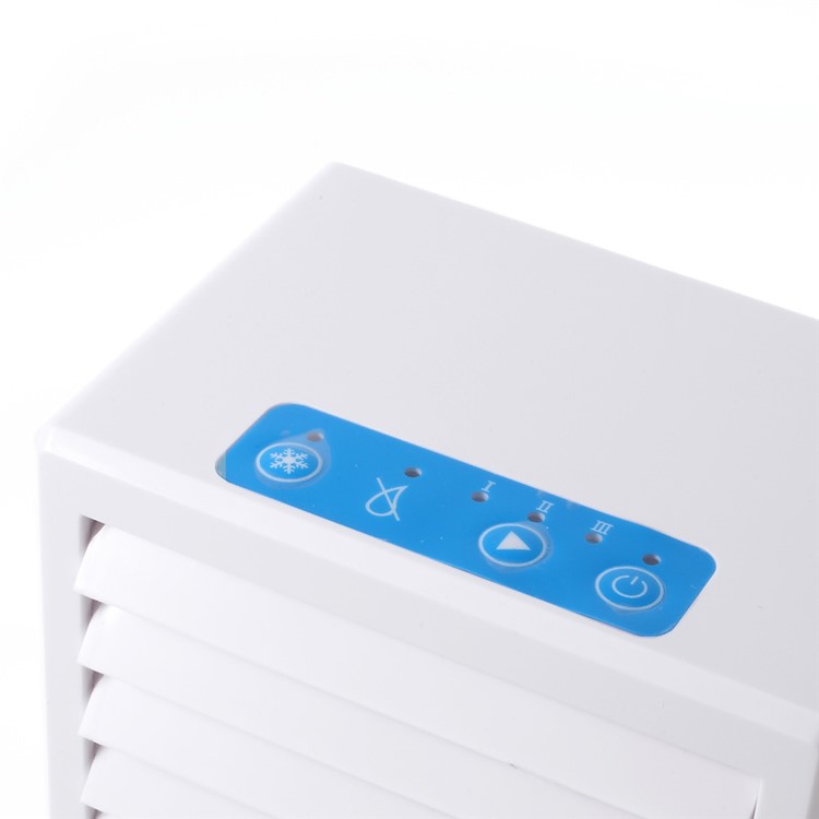 2-in-1 US Plug Humidifier and Air Conditioner Fan for Home Office Use - White-10