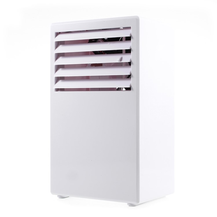 2-in-1 US Plug Humidifier and Air Conditioner Fan for Home Office Use - White-2