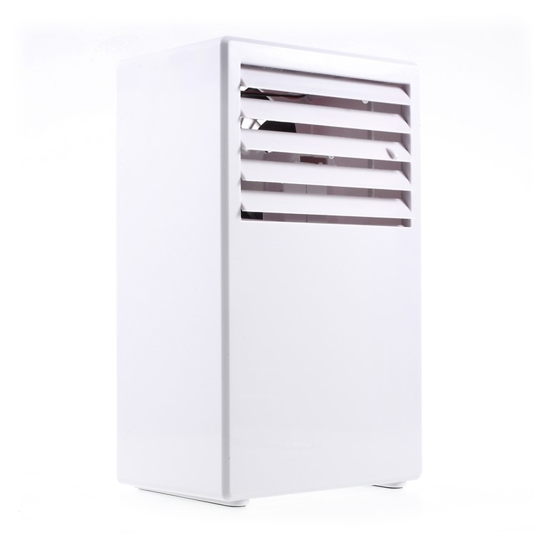 2-in-1 US Plug Humidifier and Air Conditioner Fan for Home Office Use - White-4