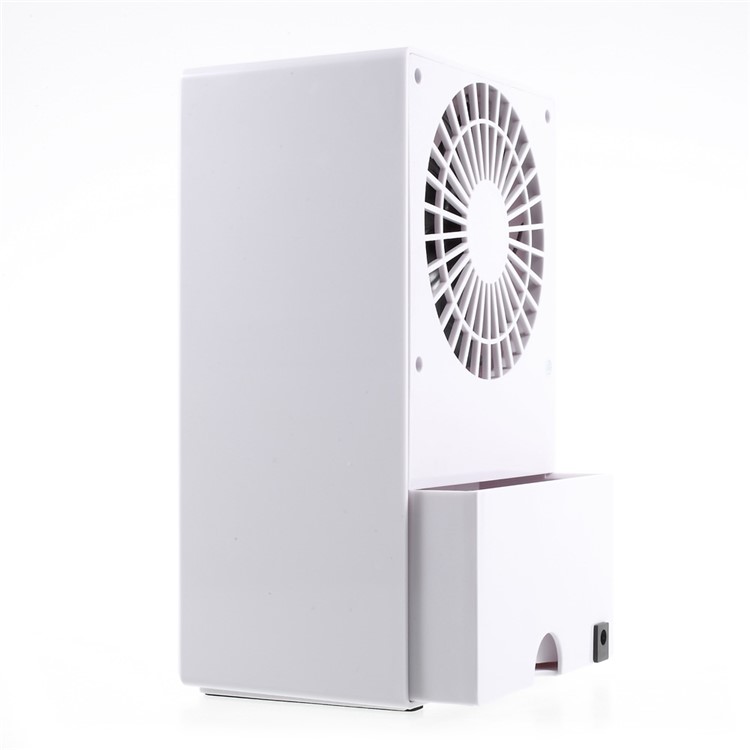 2-in-1 US Plug Humidifier and Air Conditioner Fan for Home Office Use - White-9