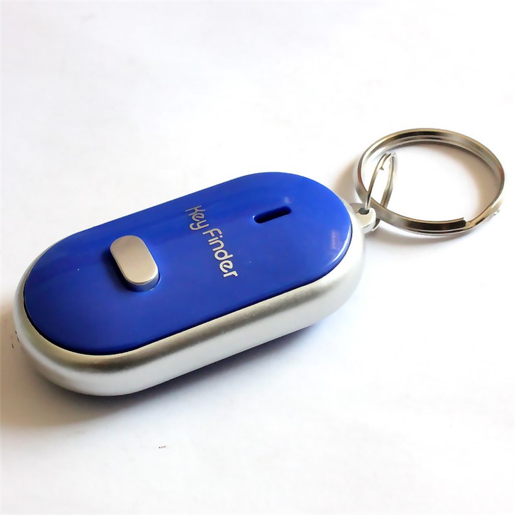Key Finder Locator Find Lost Keys Chain Whistle Sound Control - Blue-1