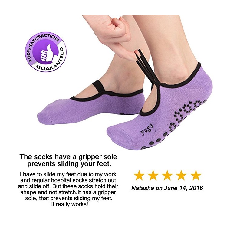 One Size 36-41 Cotton and Spandex Non Slip Yoga Low Cut Socks Ankle Sport Toe Shoes (3 Packs)-4
