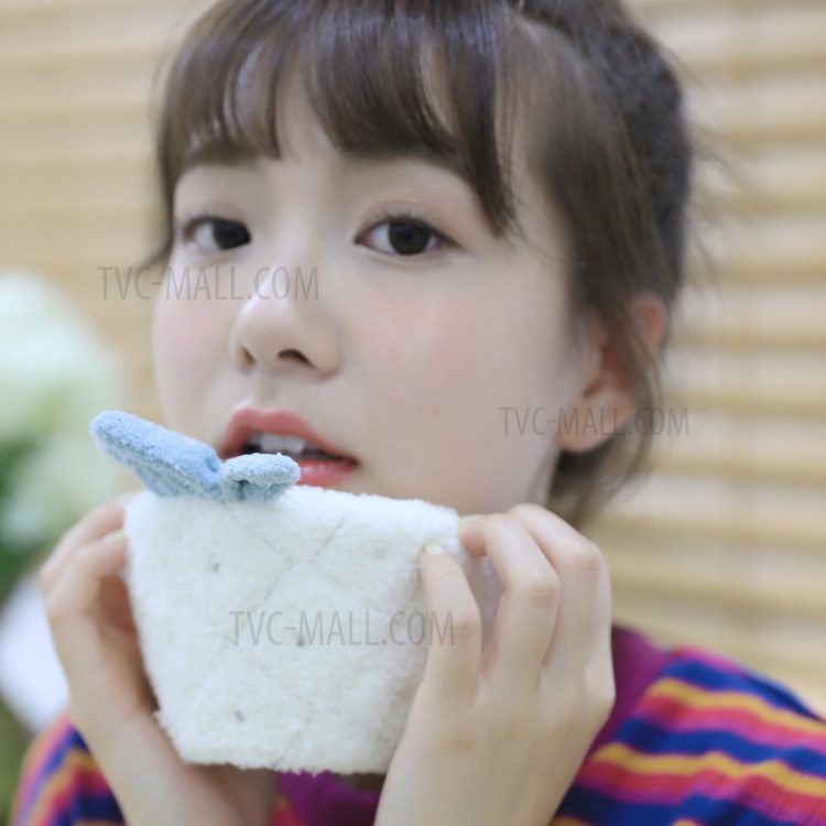 Cute 3D Pineapple Lambs Wool Patch Eye Mask Eyeshade Cover Sleeping Blinder - White-4