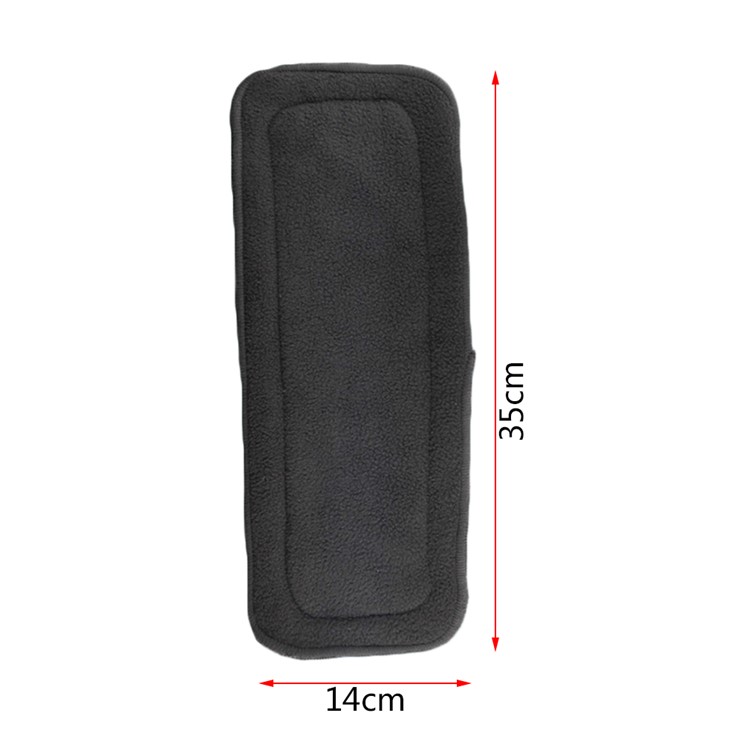 5PCS/Pack Baby Reusable Soft 4 Layers Bamboo Charcoal Cloth Diapers Inserts, Size: 33 x 14cm-8