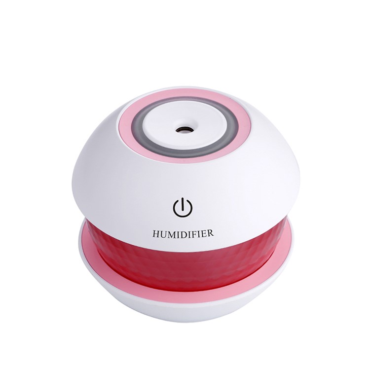 150ml Diamante Pattern USB LED Humidifier Air Diffuser Purifier with Colorful LED Light - Red-1