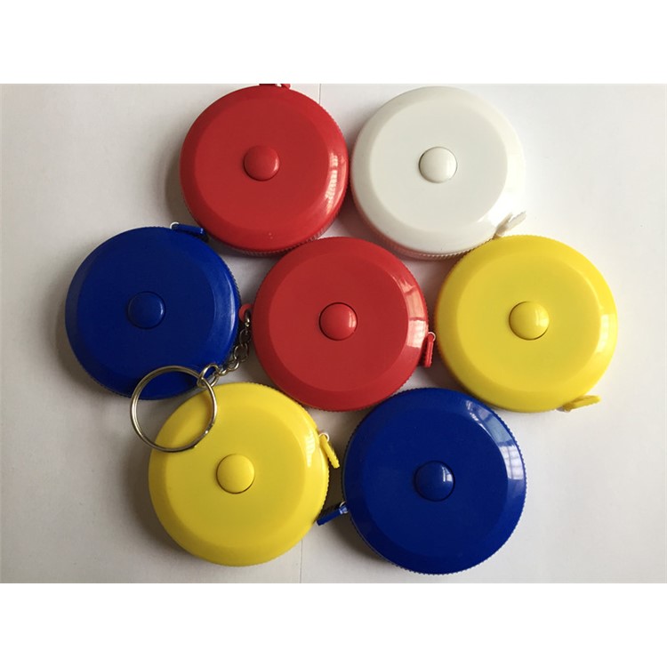 2Pcs/Set 1.5M Portable Retractable Ruler Tape Measure Sewing Tailor Dieting Tapeline Ruler-3