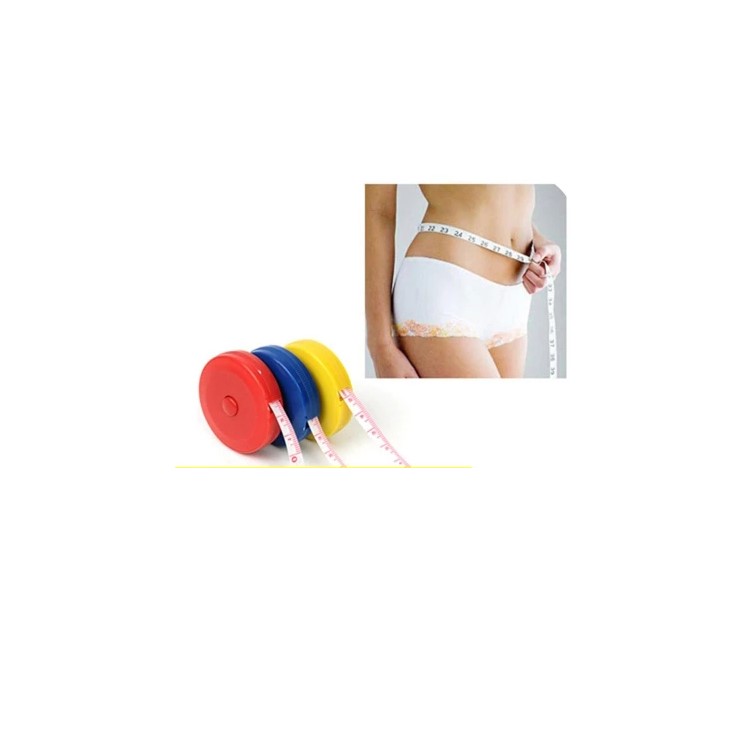 2Pcs/Set 1.5M Portable Retractable Ruler Tape Measure Sewing Tailor Dieting Tapeline Ruler-4