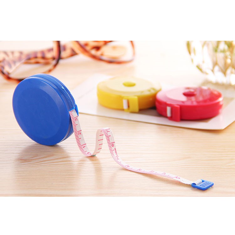 2Pcs/Set 1.5M Portable Retractable Ruler Tape Measure Sewing Tailor Dieting Tapeline Ruler-5