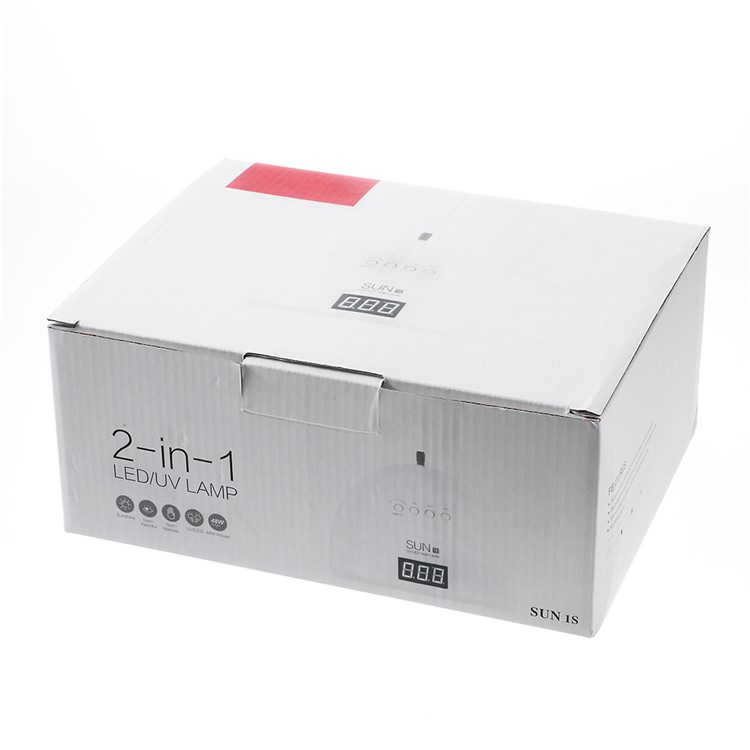 SUN 1S 48W 2-in-1 Gel Nail Dryer Nail Art UV LED Lamp Machine with LED Display - UK Plug-14