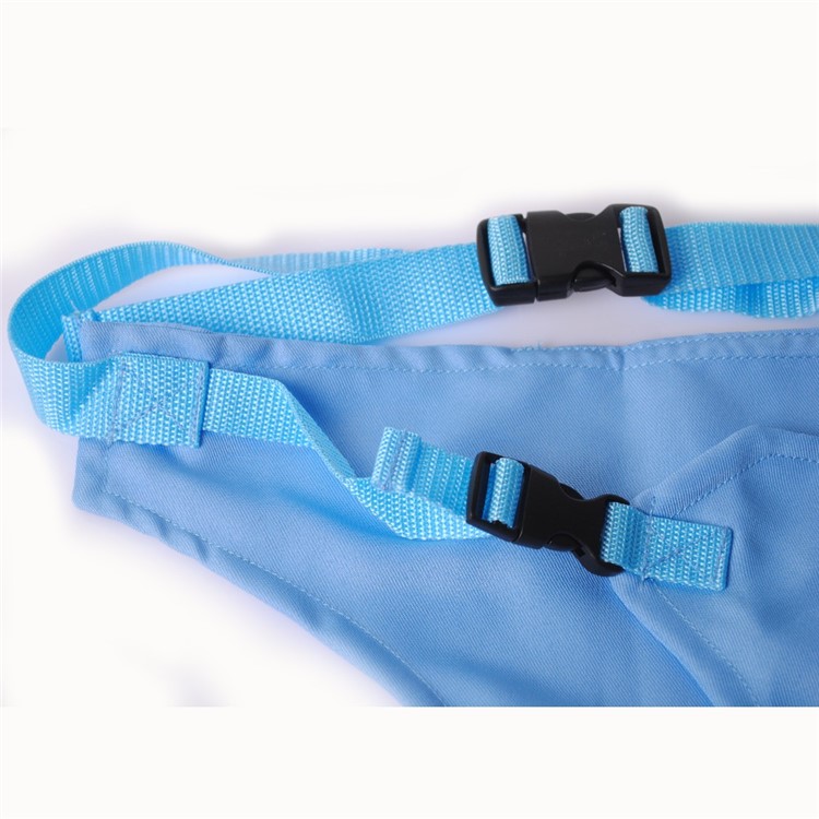 Portable Baby Dining High Chair Harness Safety Seat Belt with Adjustable Strap - Baby Blue-3