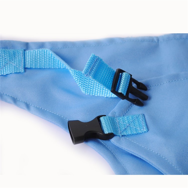 Portable Baby Dining High Chair Harness Safety Seat Belt with Adjustable Strap - Baby Blue-4