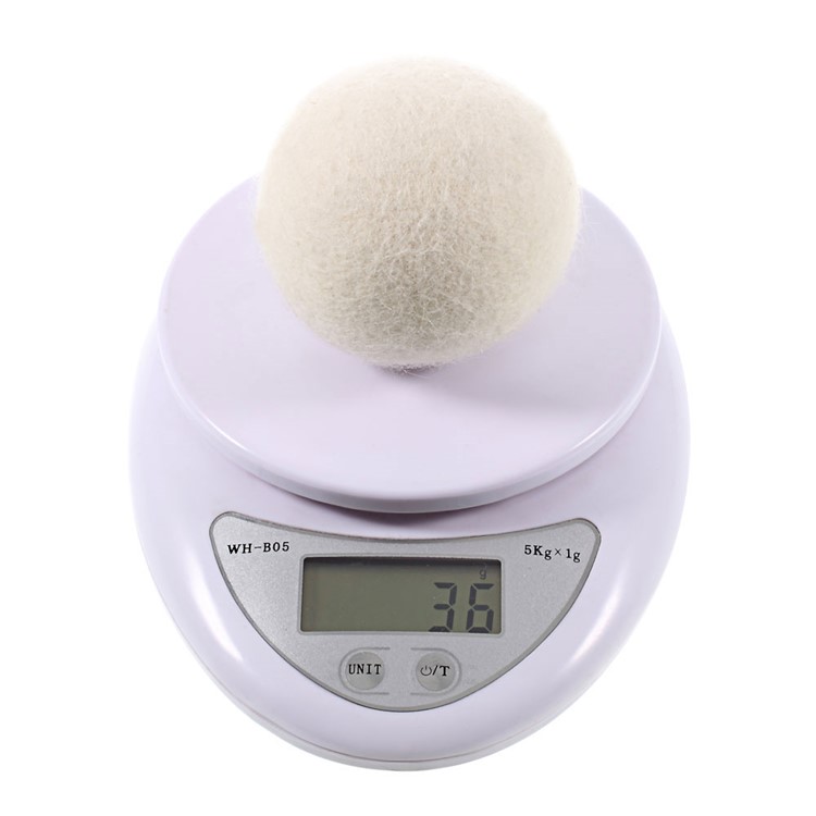 10Pcs Natural Wool Dryer Balls Laundry Drying Ball (60mm) with Cloth Bag-6