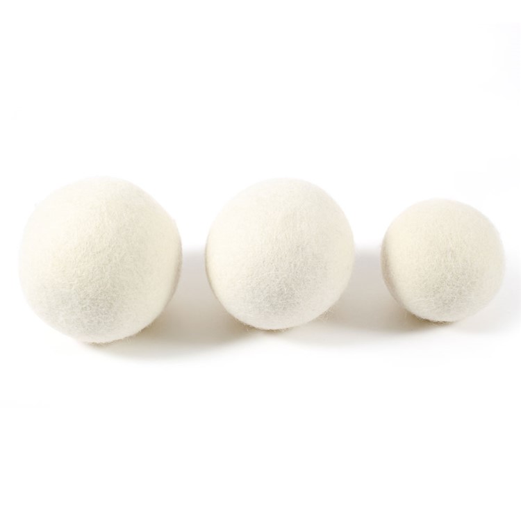 10Pcs Natural Wool Dryer Balls Laundry Drying Ball (60mm) with Cloth Bag-7