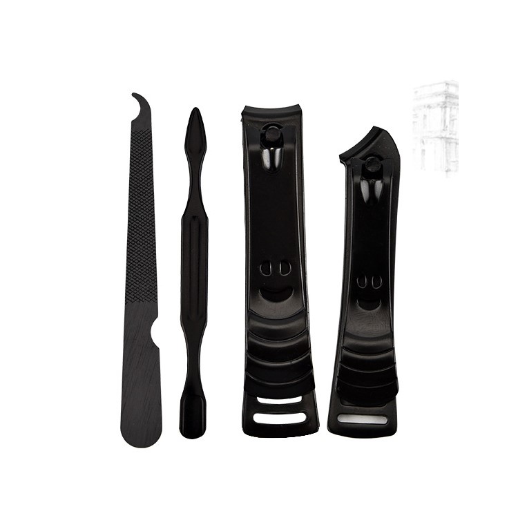 7PCS Professional Stainless Steel Nail Clipper Travel & Grooming Kit Nail Tools Manicure & Pedicure Set with Case - Red-4
