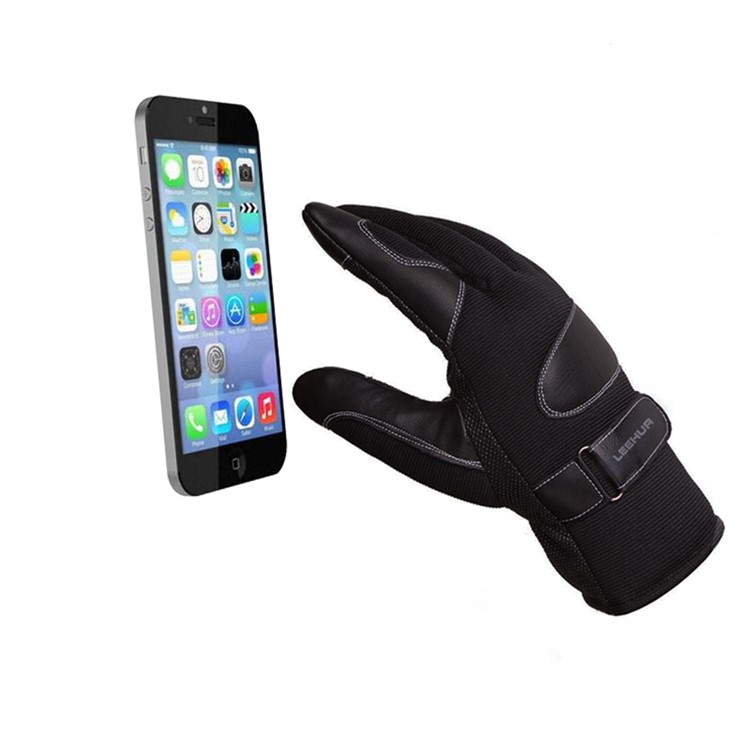 1 Piece Touch Screen Outdoor Glove Thickened Warm Windproof and Antiskid Ski Glove Driving Mittens for Right Hand - Black-2