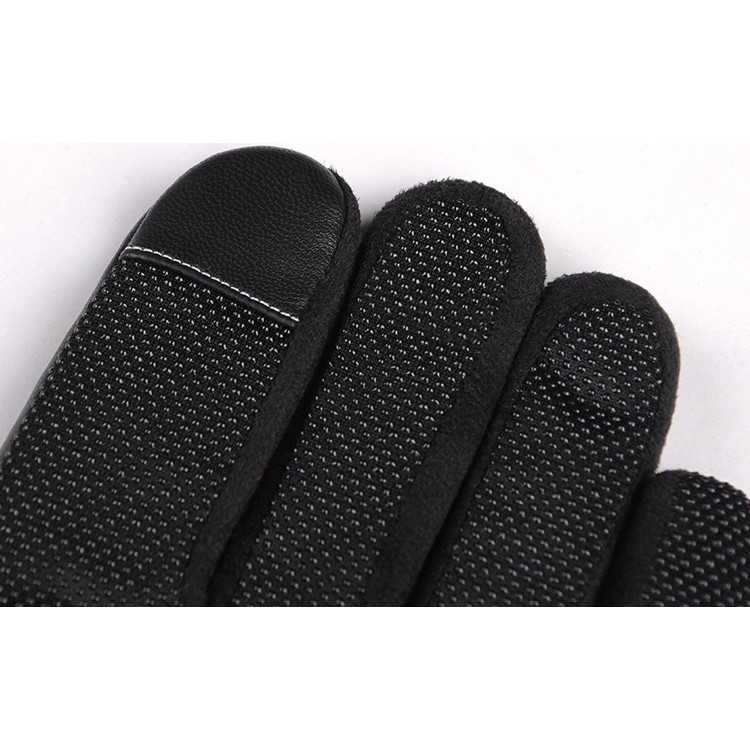 1 Piece Touch Screen Outdoor Glove Thickened Warm Windproof and Antiskid Ski Glove Driving Mittens for Right Hand - Black-7