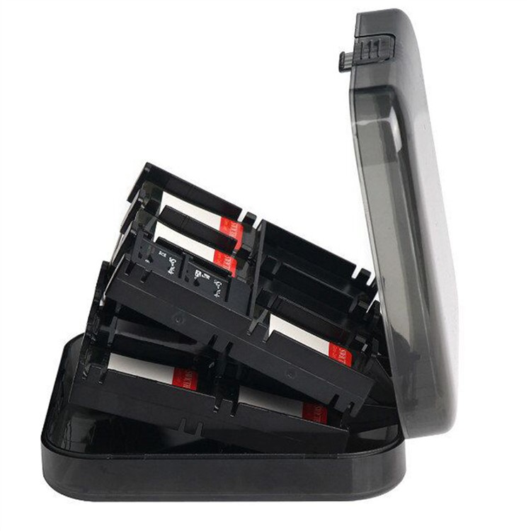 24-Slot Plastic Momery Game Cards Holder Storage Box for Nintendo Switch-6