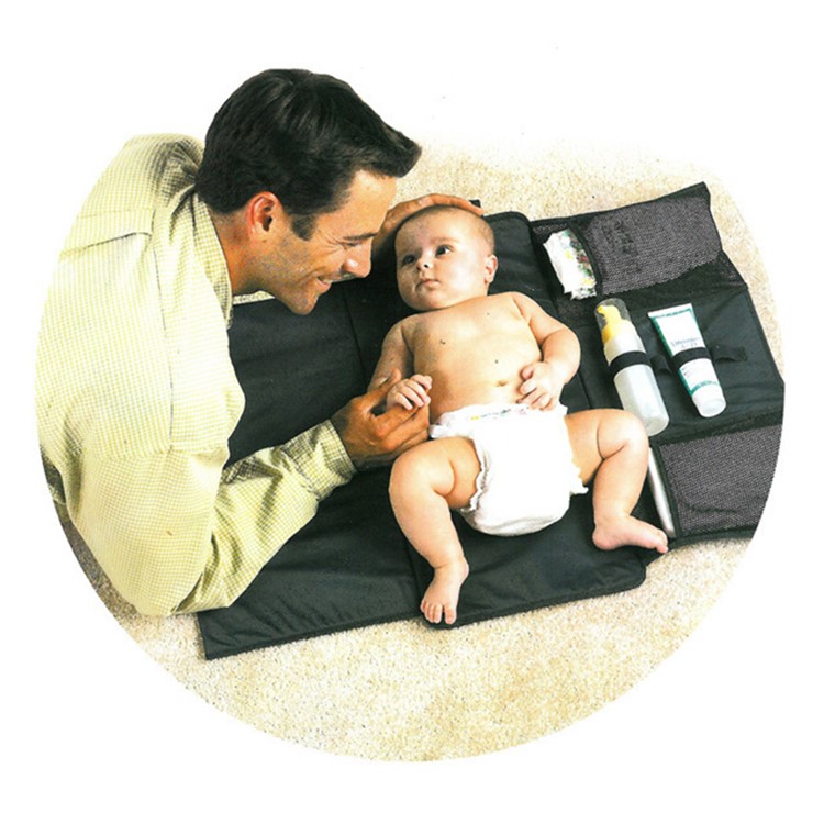 Portable Baby Waterproof Urine Mat Cover Baby Diaper Changing Pad Mattress-2